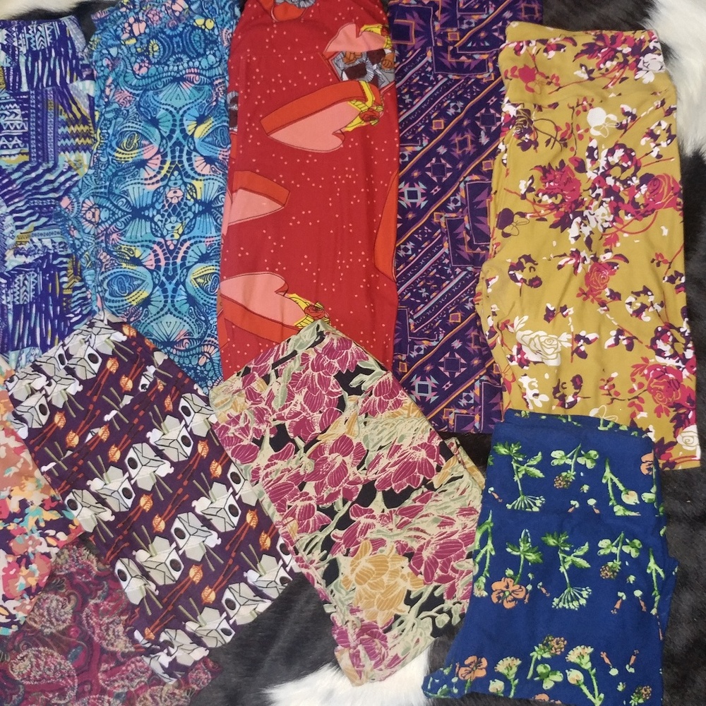 (6)Lularoe|minnie·takeout·valentine·roses·unicorn - Picture 3 of 8